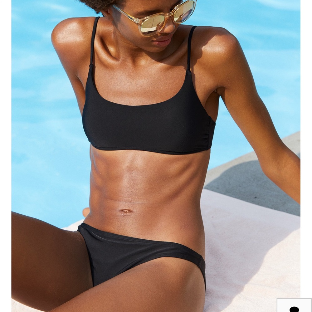 NWT Aerie Navy Cheeky Bikini Bottom